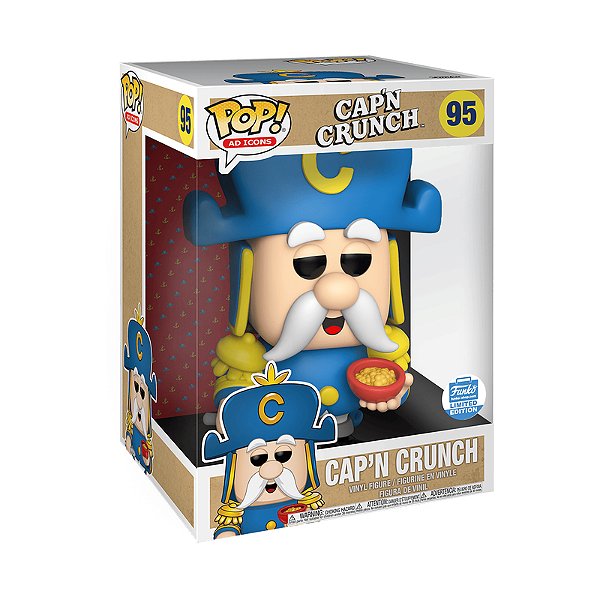 Funko Pop! Ad Icons Capn Crunch 95 Exclusivo 10 Polegadas