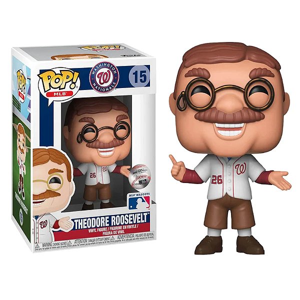 Funko Pop! Baseball MLB Theodore Roosevelt 15 Exclusivo
