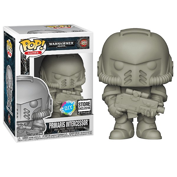 Funko Pop! Games Warhammer Primaris Intercessor 499 Exclusivo D.I.Y.