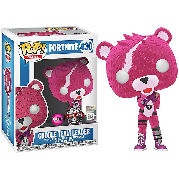 Funko Pop! Games Fortnite Cuddle Team Leader 430 Exculsivo Flocked