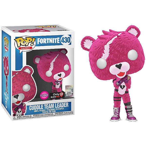 Funko Pop! Games Fortnite Cuddle Team Leader 430 Exculsivo Flocked