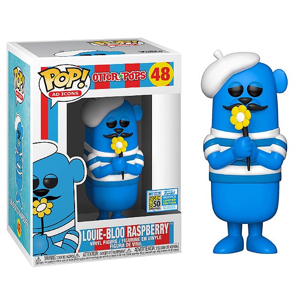 Funko Pop! Ad Icons Otter Pops Louie-Bloo Raspberry 48 Exclusivo