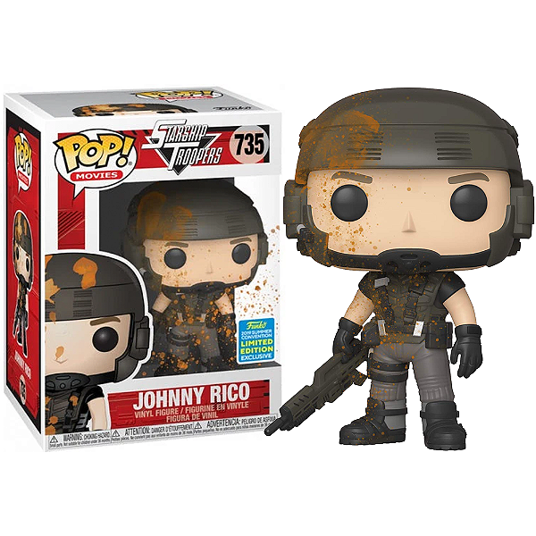 Funko Pop! Filme Tropas Estelares / Starship Troopers Johnny Rico 735 Exclusivo