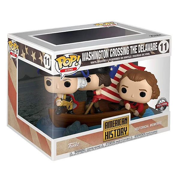 Funko Pop! Icons Rides American History Washington Crossing The Delaware 11 Exclusivo