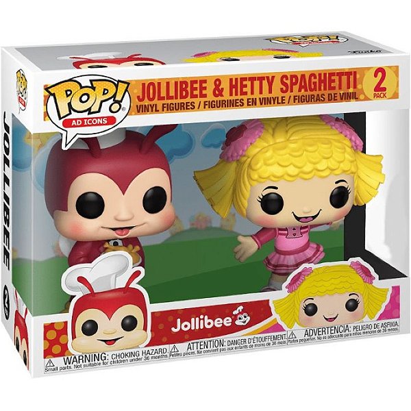 Funko Pop! Ad Icons Jollibee & Hetty Spaghetti 2 Pack Exclusivo
