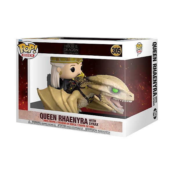 Funko Pop! Rides Television House of the Dragon Queen Rhaenyra with Syrax 305
