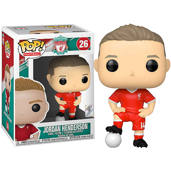 Funko Pop! Football / Futebol Jordan Henderson 26 Exclusivo