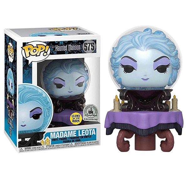 Funko Pop! Filme Disney Mansão Mal-Assombrada The Haunted Mansion Madame Leota 575 Exclusivo Glow