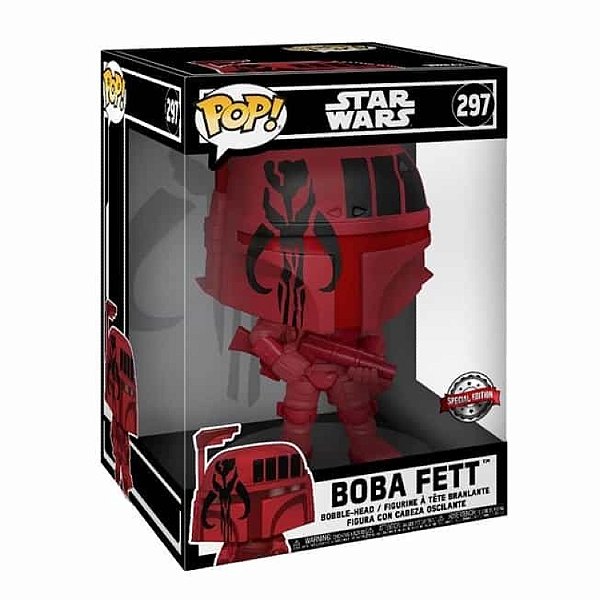 Funko Pop! Television Star Wars Boba Fett 297 Exclusivo 10 Polegadas