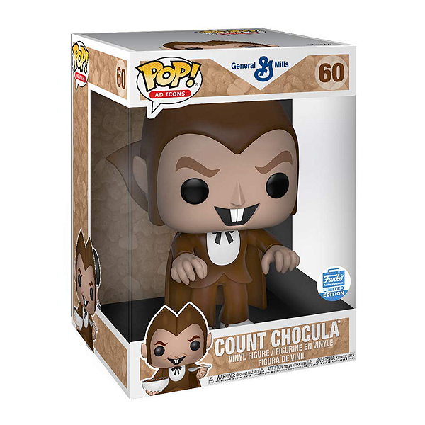 Funko Pop! Ad Icons General Mills Count Chocula 60 Exclusivo 10 Polegadas