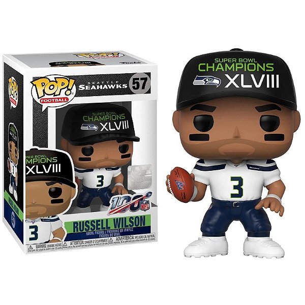 Funko Pop! Football NFL Seahawks Russell Wilson 57 Exclusivo