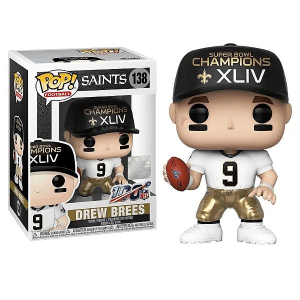 Funko Pop! Football NFL Saints Drew Brees 138 Exclusivo