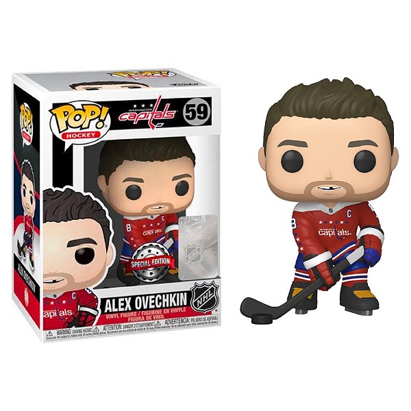 Funko Pop! Hockey Alex Ovechkin 59 Exclusivo