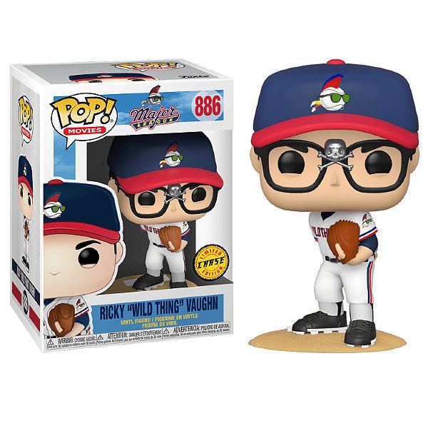 Funko Pop! Filmes Ricky Wild Thing Vaughn 886 Exclusivo Chase