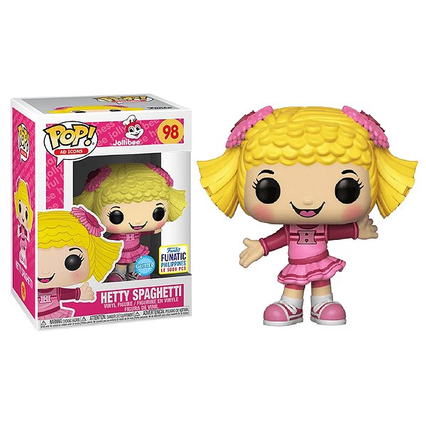 Funko Pop! Ad Icons Jollibee Hetty Spaghetti 98 Exclusivo Glitter