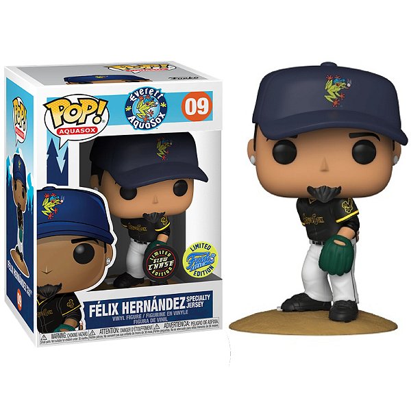 Funko Pop! Baseball MLB Aquasox Feliz Hernandez 09 Exclusivo Chase