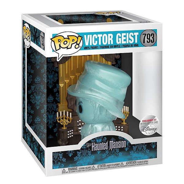 Funko Pop! Filme Disney Mansão Mal-Assombrada Haunted Mansion Victor Geist 793 Exclusivo