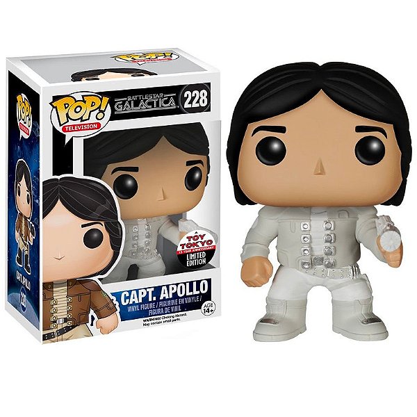 Funko Pop! Television Battlestar Galactica Capt. Apollo 228 Exclusivo