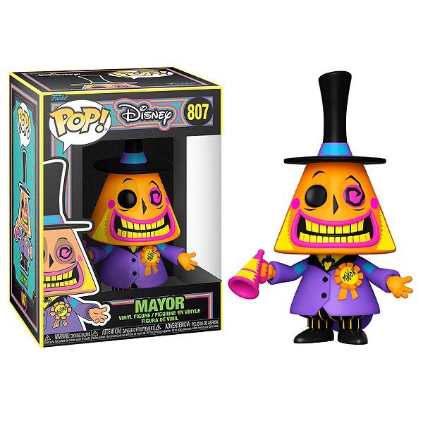 Funko Pop! Disney O Estranho Mundo de Jack Mayor 807 Exclusivo Blacklight