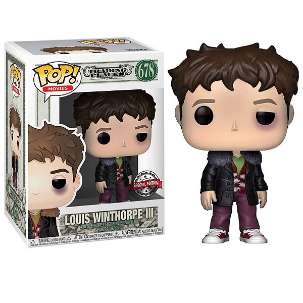 Funko Pop! Filmes Trading Places Louis Winthorpe III 678 Exclusivo