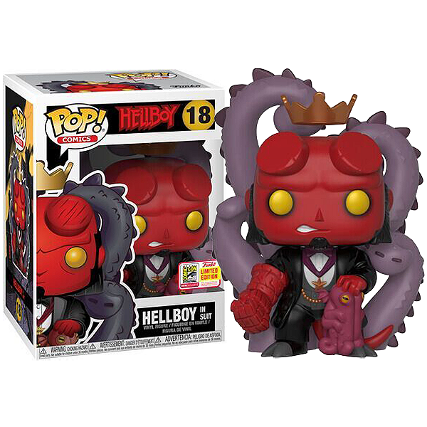 Funko Pop! Comics Hellboy In Suit 18 Exclusivo