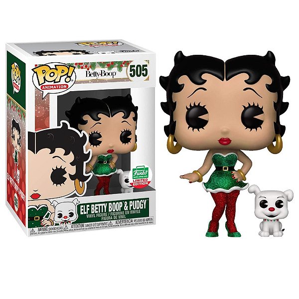 Funko Pop! Animation Elf Betty Boop & Pudgy 505 Exclusivo