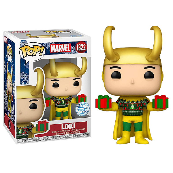 Funko Pop! Marvel Loki 1322 Exclusivo Natal