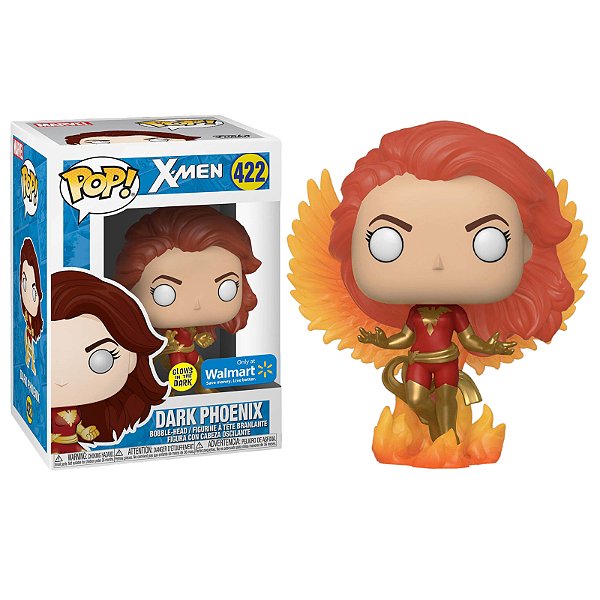 Funko Pop! Marvel X-Men Jean Grey Dark Phoenix 422 Exclusivo Glow