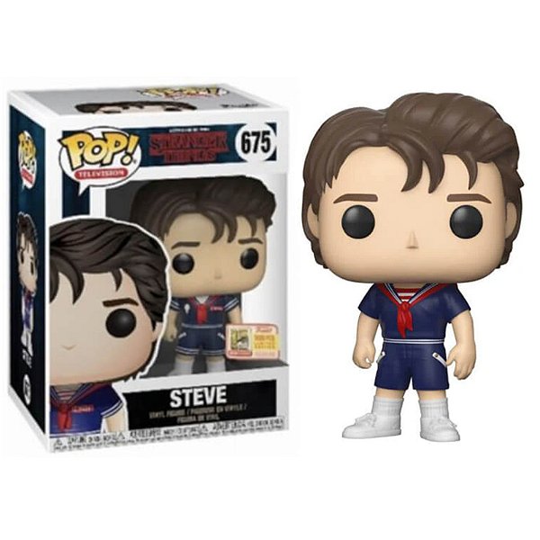 Funko Pop! Television Stranger Things Steve 675 Exclusivo 1.500 peças