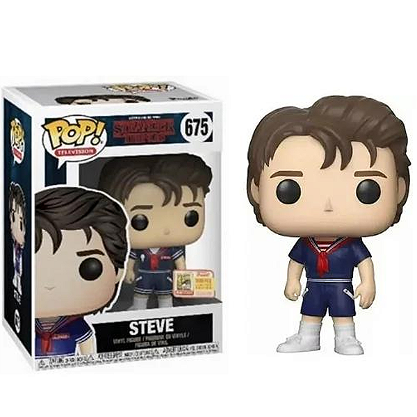 Funko Pop! Television Stranger Things Steve 675 Exclusivo 1800 Pcs