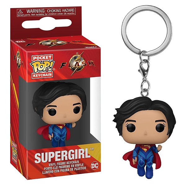 Funko Pop! Keychain Chaveiro Filme The Flash Supergirl