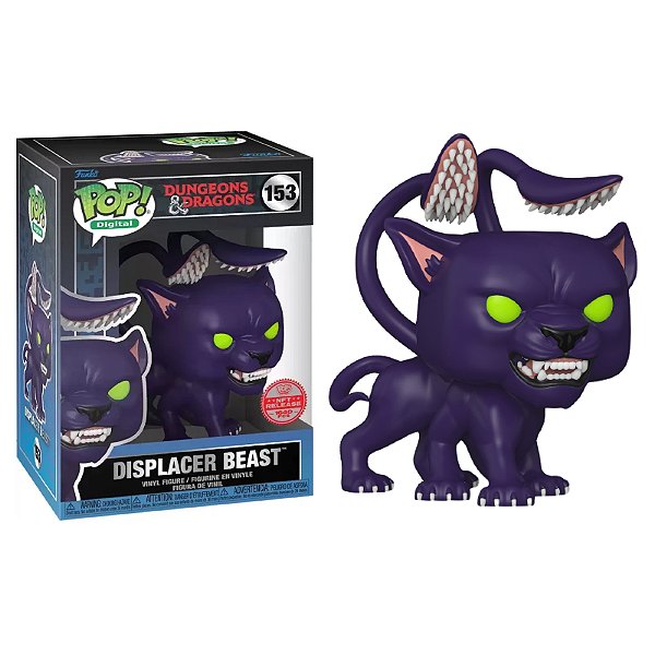 Funko Pop! Digital NFT Games Dungeons & Dragons Displacer Beast 153 Exclusivo