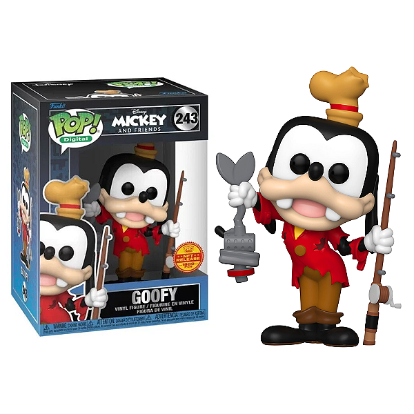 Funko Pop! Digital NFT Disney Mickey Mouse Pateta Goofy 243 Exclusivo 1800 Pcs