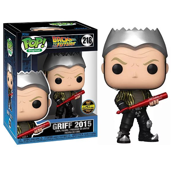 Funko Pop! Digital NFT Filme Back To The Future Griff 2015 218 Exclusivo 1900 Pcs