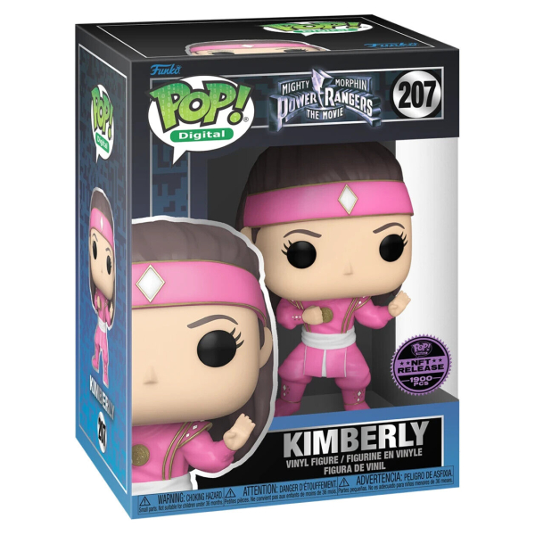 Funko Pop! Digital NFT Television Power Rangers Kimberly 207 Exclusivo