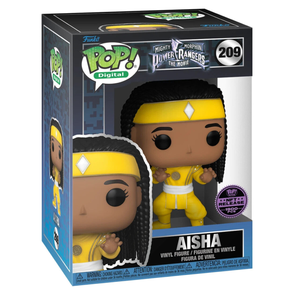 Funko Pop! Digital NFT Television Power Rangers Aisha 209 Exclusivo