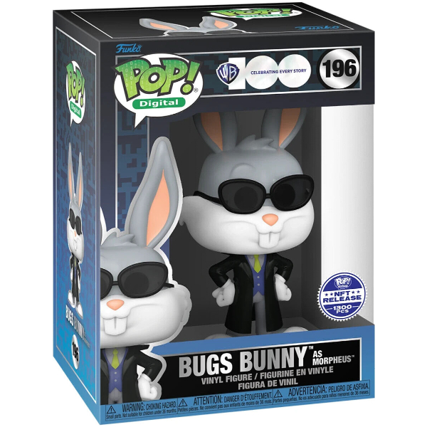 Funko Pop! Digital NFT WB Bugs Bunny As Morpheus 196 Exclusivo