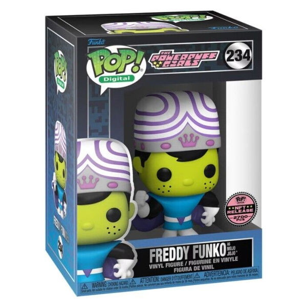 Funko Pop! Digital NFT As Meninas Superpoderosas Freddy Funko As Mojo Jojo 234 Exclusivo 2700 Pcs