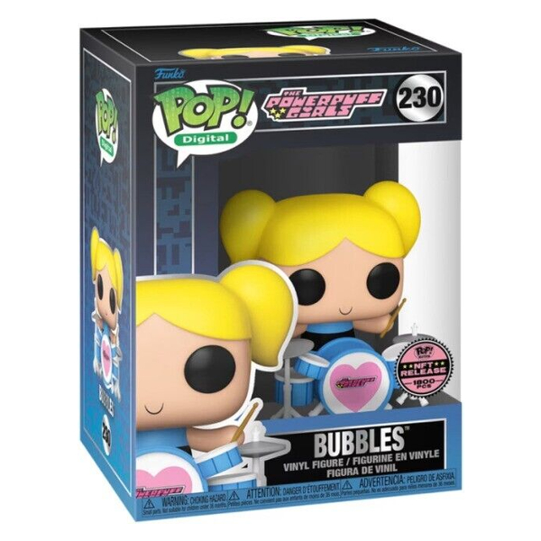 Funko Pop! Digital NFT As Meninas Superpoderosas Lindinha Bubbles 230 Exclusivo 1900 Pcs