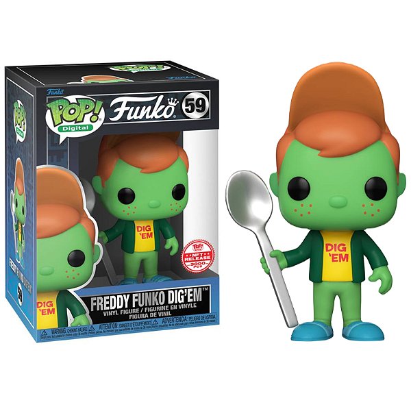 Funko Pop! Digital NFT Freddy Funko Dig’em 59 Exclusivo