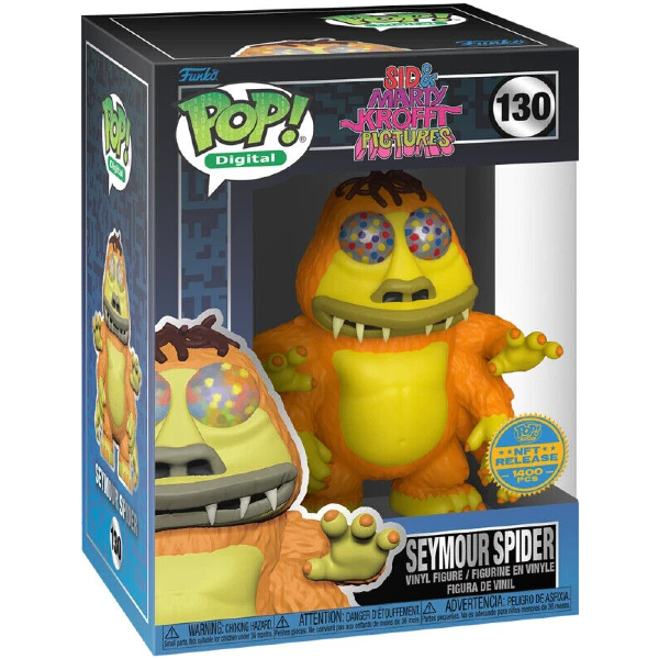 Funko Pop! Digital NFT Sid & Marty Krofft Seymour Spider 130 Exclusivo
