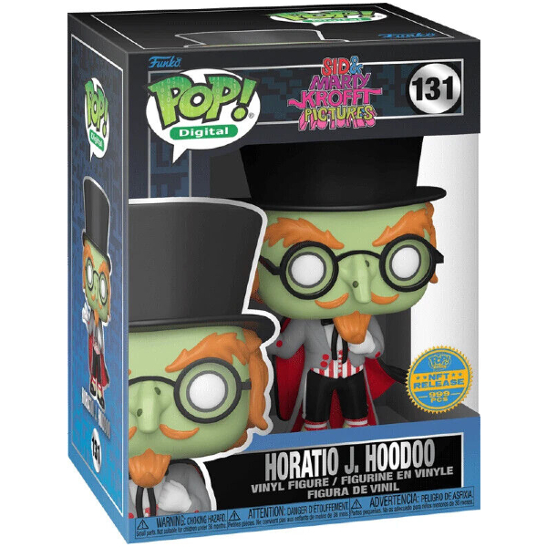 Funko Pop! Digital NFT Sid & Marty Krofft Horatio J. Hoodoo 131 Exclusivo