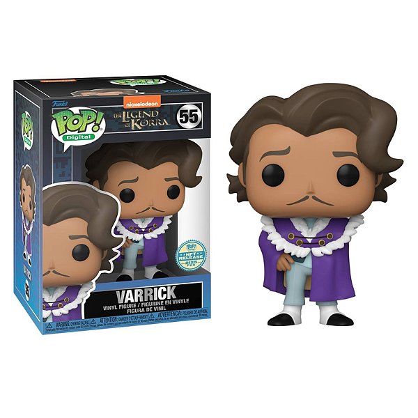 Funko Pop! Digital NFT Animation Avatar A Lenda De Korra Varrick 55 Exclusivo