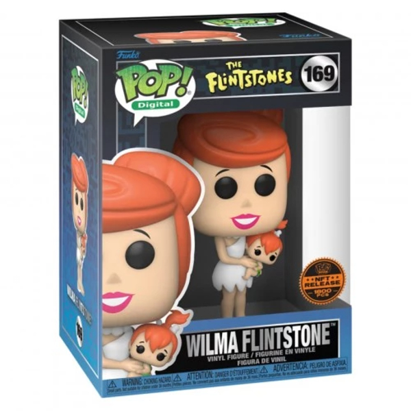 Funko Pop! Digital NFT Animation The Flintstones Wilma Flintstones 169 Exclusivo