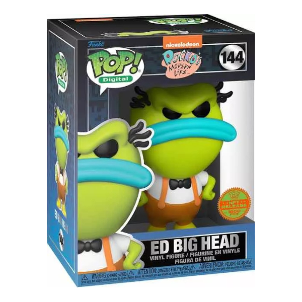 Funko Pop! Digital NFT Animation Rockos Ed Big Head 144 Exclusivo