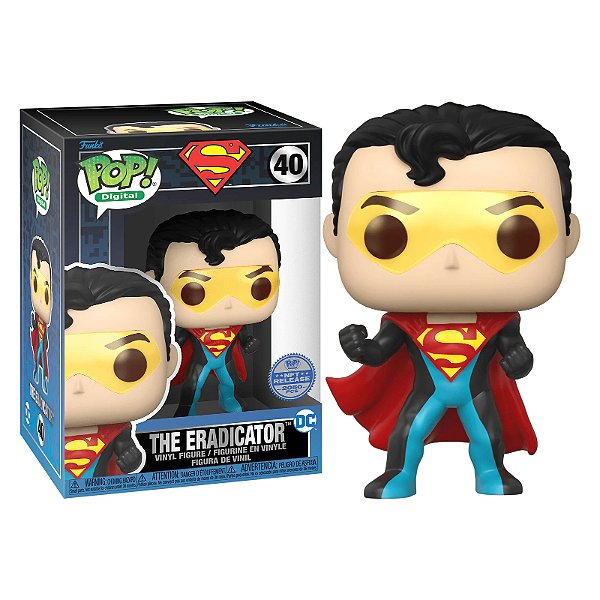 Funko Pop! Digital NFT SuperMan The Erradicator 40 Exclusivo