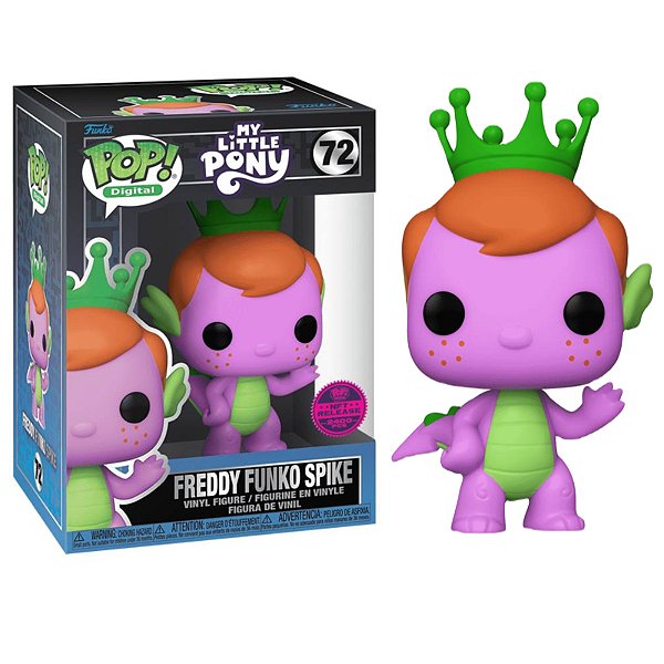 Funko Pop! Digital NFT Animation My Little Poney Freddy Funko Spike 72 Exclusivo