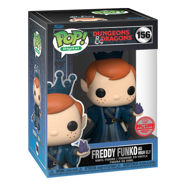 Funko Pop! Digital NFT Dungeons & Dragons Freddy Funko as High Elf 156 Exclusivo