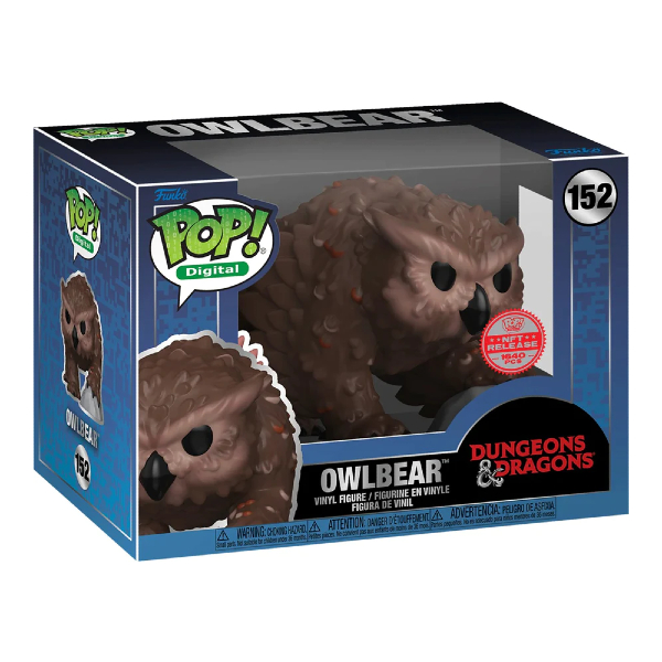 Funko Pop! Digital NFT Dungeons & Dragons Owlbear 152 Exclusivo