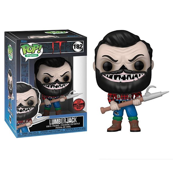 Funko Pop! Digital NFT Filme IT Lumberjack 182 Exclusivo
